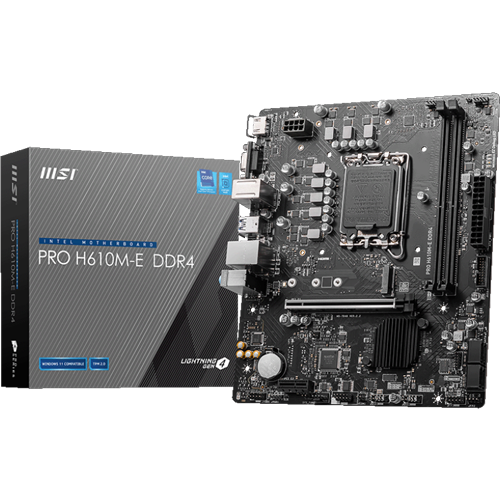 MSI Pro H610M-E | LGA 1700 | DDR4