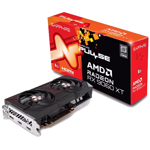 Sapphire PULSE AMD Radeon RX 9060 XT OC GPU (8GB VRAM)