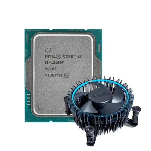 INTEL CORE I3-12100F MPK (Tray with Stock Cooler) Desktop Processor