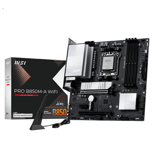MSI PRO B850M-A WIFI | AM5 | DDR5