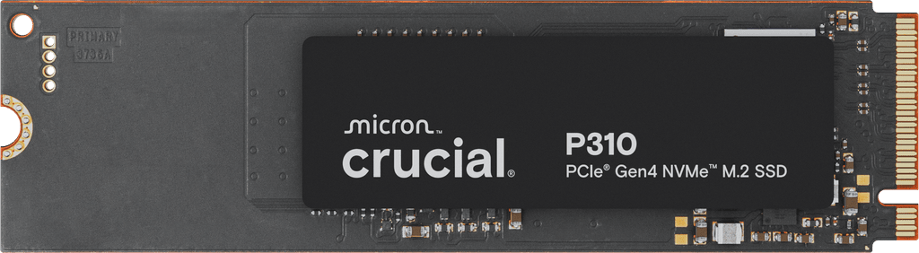 Crucial P310 1TB PCIe Gen4 Up to 7,100MBs NVMe M.2 2280 SSD