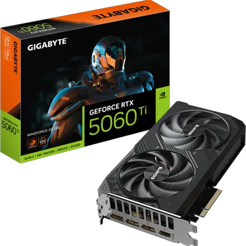 GIGABYTE GeForce RTX 5060 Ti WINDFORCE OC 16G Graphics Card
