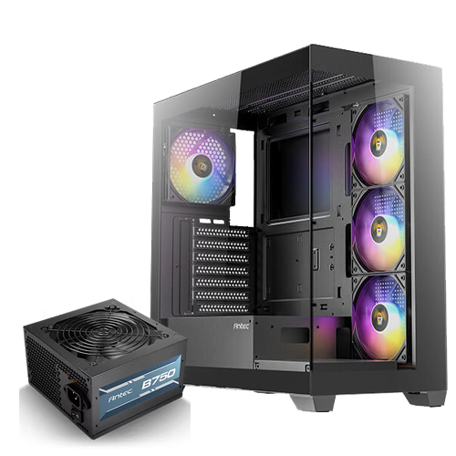 Antec CX300 AB75 ARGB + Atom B750 750 Watts Mid Tower Gaming Case