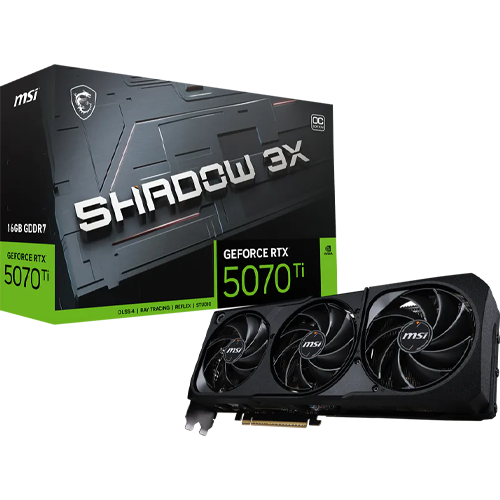 NVIDIA GeForce RTX 5070 Ti Shadow 3X OC 16GB GDDR7 Graphics Card