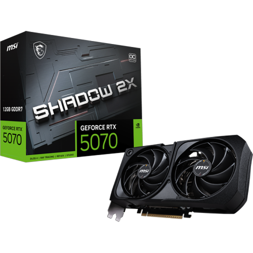 MSI GeForce RTX 5070 12G SHADOW 2X OC Graphics Card