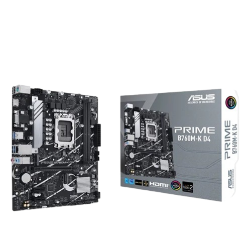 Asus PRIME B760M-K D4 | LGA 1700 | DDR4 | PCIe 4.0 | mATX Motherboard