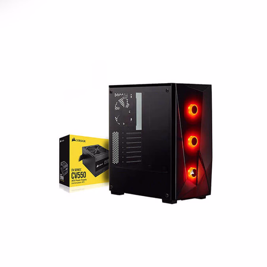 CORSAIR CASE SPEC-DELTA RGB CV550 (with Cv 550 80 Plus Bronze Psu)