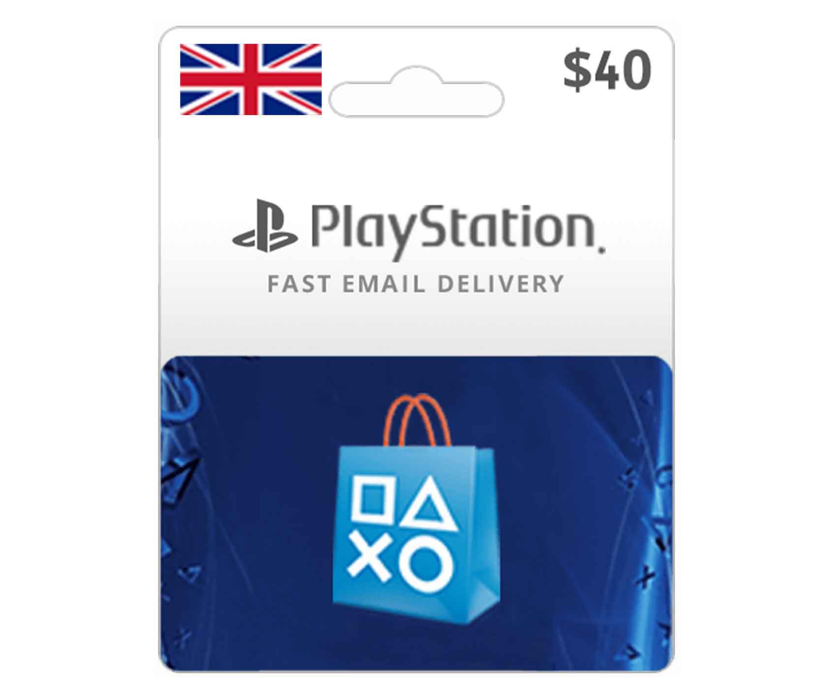 Playstation PSN Gift Card 40 Pound Digital Code UK – GameStore