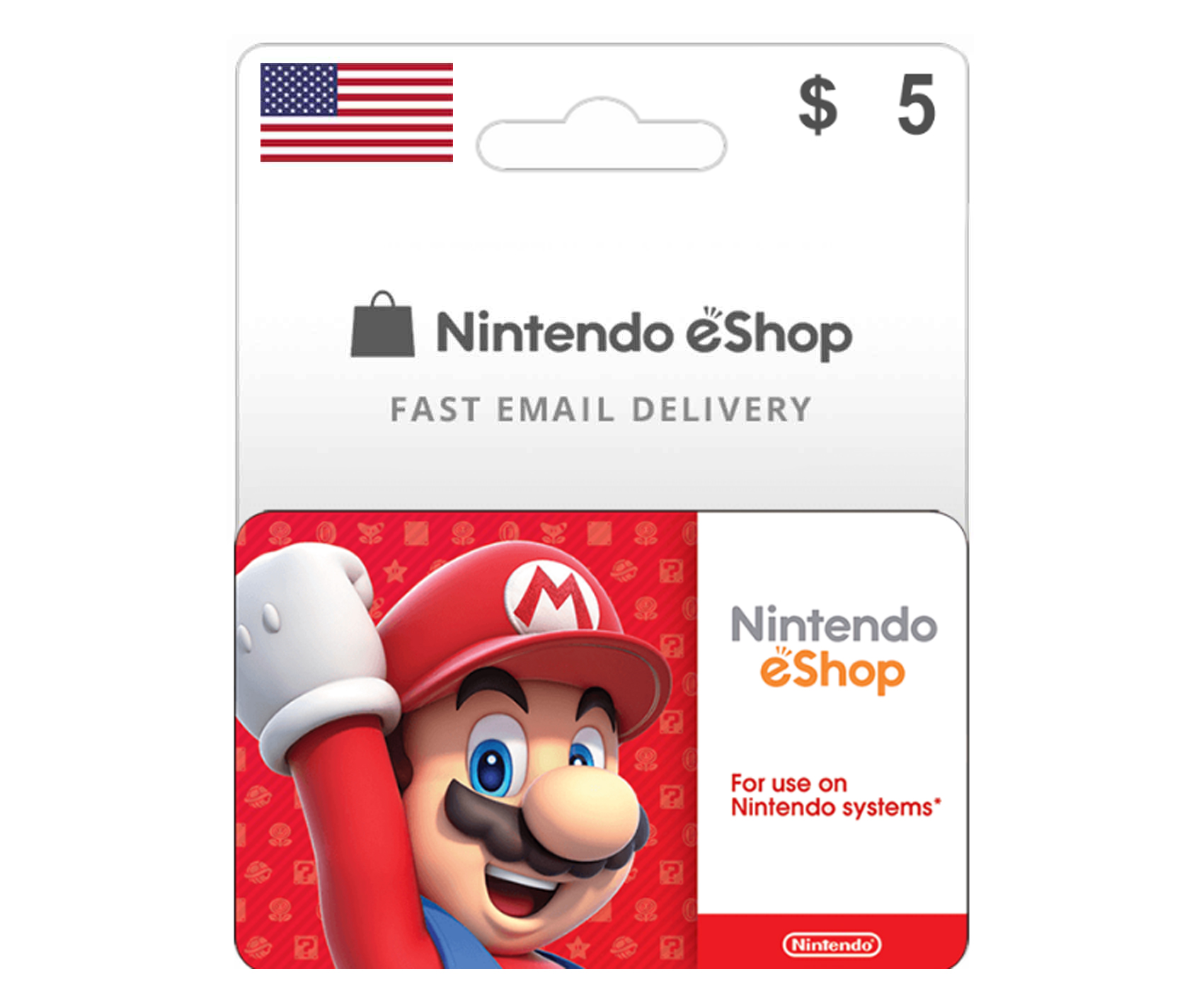 Nintendo eshop best sale gift card $5